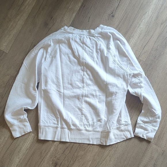 White Crewneck Sweatshirt - Picture 2 of 3